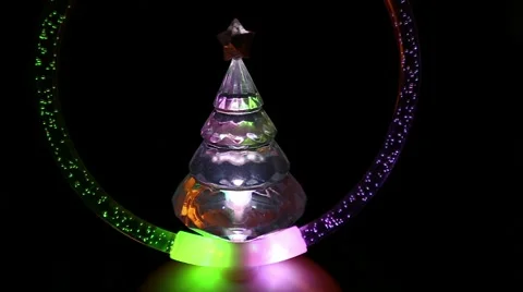 Lighted Christmas Decoration Stock Footage 43926743