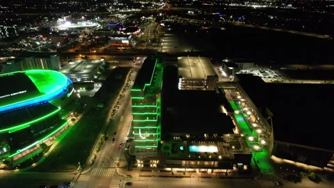 Lighted city area Stock Footage 240222223