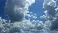 The lighted rainy clouds time lapse HD Footage