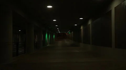 Lighted Tunnel in Tucson Stock Footage 58275378