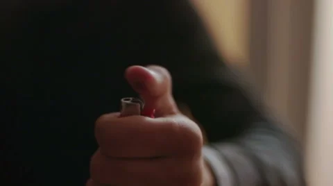 Lightener in slow motion Stock Footage 50984020