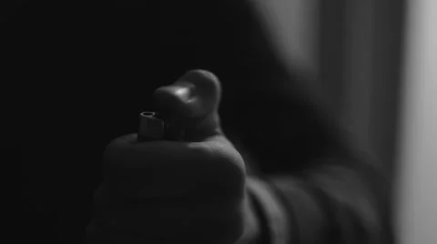 Lightener try in slow motion Stock Footage 50984436