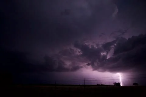 Lightening Storm Stock Photos