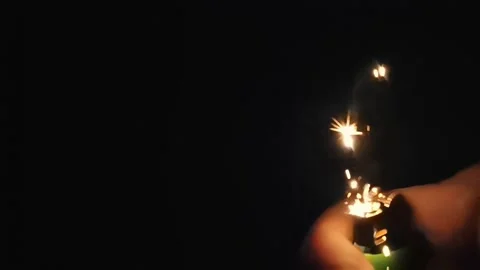 Lighter 1920fps Stock Footage 205129296