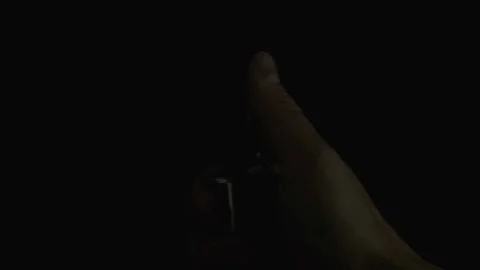 Lighter on black background. Vídeos de archivo 134483868