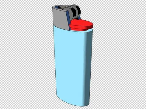Lighter Cartoon Style Stock Illustration