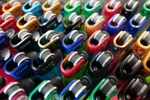 Lighter close up 库存照片