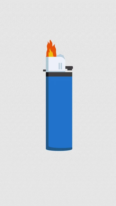 Lighter Flame Loop Animation Stockbeeldmateriaal 346566890