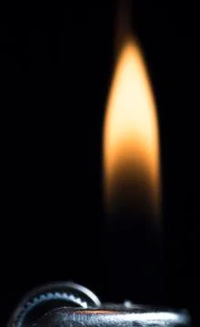Lighter with Flame Stock Photos