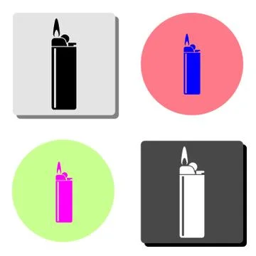 Lighter. flat vector icon Stock Illustration