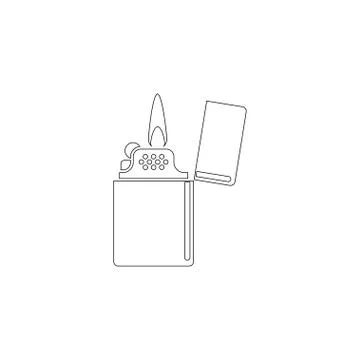 Lighter. flat vector icon Stock Illustration