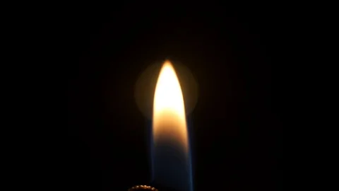 Lighter on the hand, Igniting cigarette lighter in the dark Stock Footage 120069907
