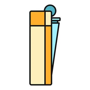 Lighter icon style vector design illustration Illustrazione stock