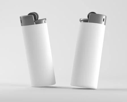 Lighter mock up Stock Illustration
