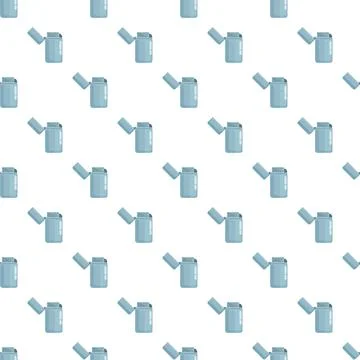 Lighter objects forming seamless patterned background Stock Illustration