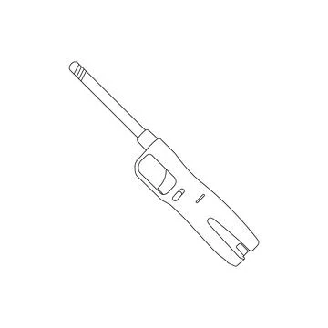 Lighter or torch icon Stock Illustration