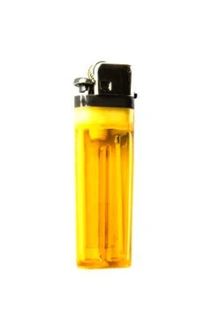Lighter orange on a white background. Stock Photos