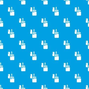 Lighter pattern vector seamless blue Stock Illustration