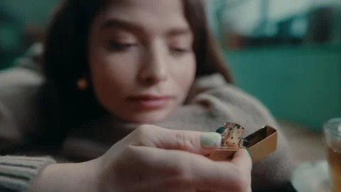 Lighter Sparks in slow motion Stock Footage 274984639
