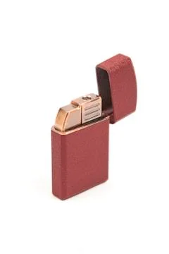 Lighter on white background Stock Photos
