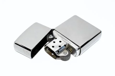 Lighter on a white background Photos
