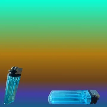 Lighters with multi-colored background perfect for social media text stories Stock Illustration