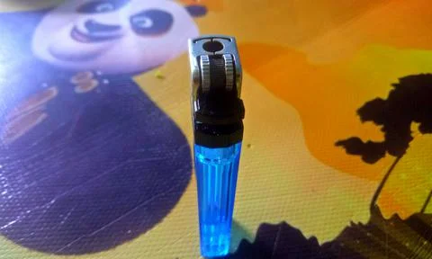 Lighters with multi-colored background perfect for social media text stories 4 Stock Illustration