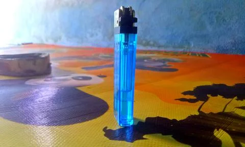 Lighters with multi-colored background perfect for social media text stories 2 Stock Illustration