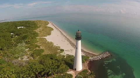Lighthouse aerial view Video stock 43486407