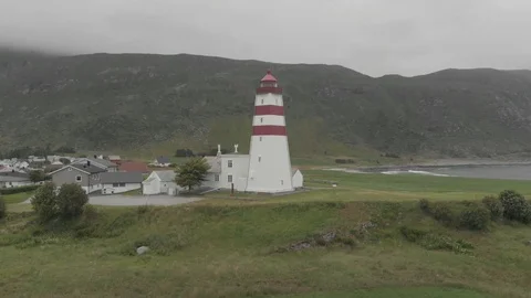 Lighthouse Alnes, Norway Video stock 113467666
