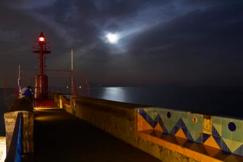 Lighthouse in Amalfi Stock Photos