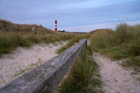 Lighthouse, Amrum, Germany Foto stock