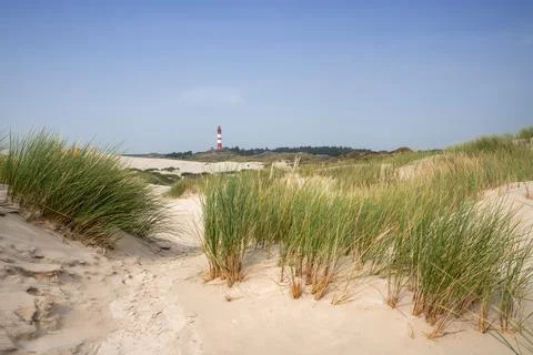 Lighthouse, Amrum, Germany Stock Photos