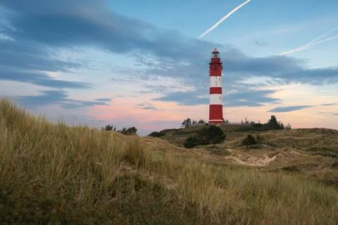 Lighthouse, Amrum, Germany Stock Photos