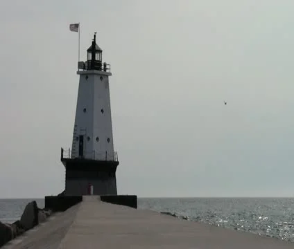 Lighthouse and breakwater 動画素材 11139210