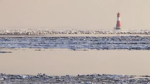 Lighthouse, Arngast Stock Footage 10749811
