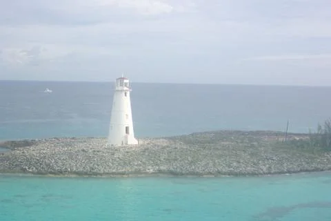 Lighthouse in the Bahamas Stock Photos