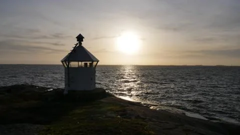 Lighthouse at the Baltic Sea II Stock Photos