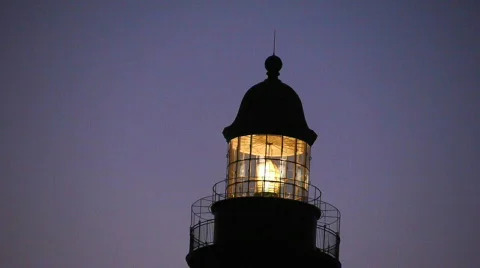 Lighthouse Beacon Vídeo Stock 848118