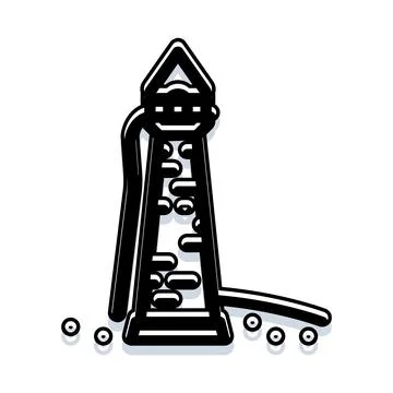 Lighthouse beacon guiding navigators and maritime vessels Stock Illustration