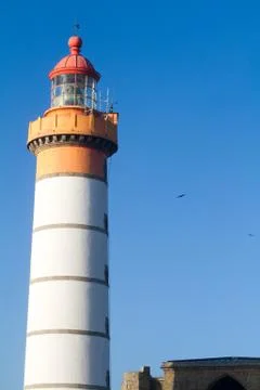 Lighthouse in a beautiful day Stock Photos