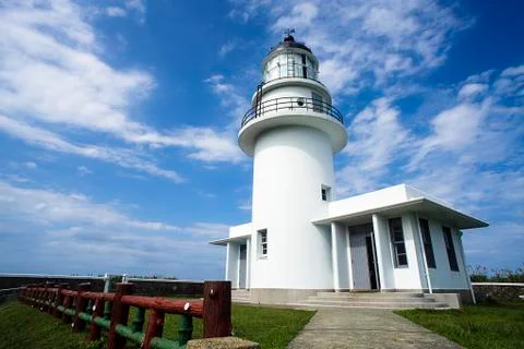 Lighthouse with beautiful sky Stock Photos