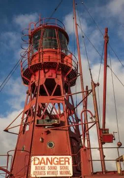 Lighthouse on boat Stock-Fotos