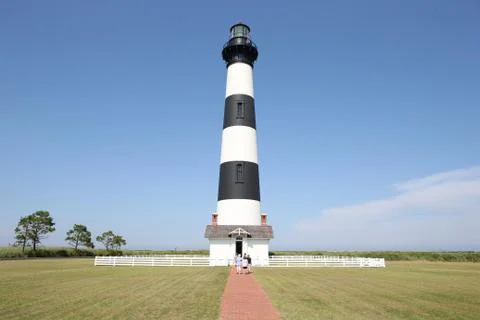 Lighthouse on Bodie Island, North Carolina Stock Photos