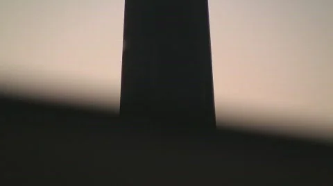 Lighthouse at Borkum, Germany Stock Footage 705333
