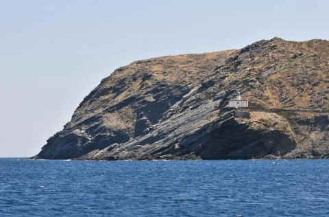 Lighthouse at cadaques Stock Photos