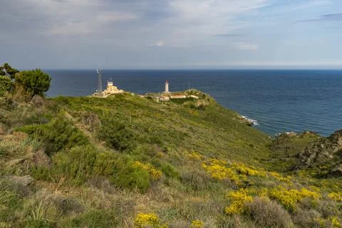 Lighthouse of Cap Bear Stock Photos