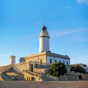 Lighthouse at cap de formentor, majorca Stock Photos