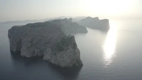 Lighthouse, Cap de Formentor, Mallorca, Balearic Islands, Spain, Europe Stock Footage 142823101