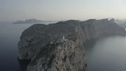 Lighthouse, Cap de Formentor, Mallorca, Balearic Islands, Spain, Europe Stock Footage 142823163